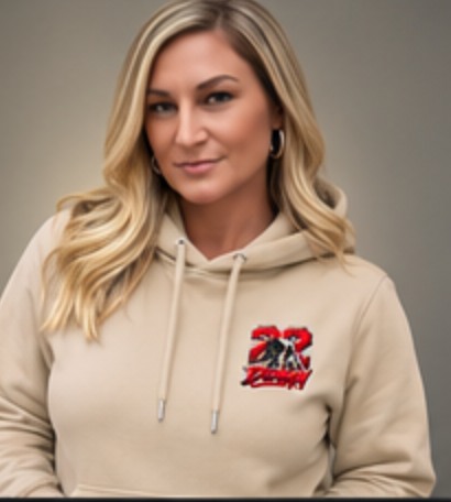 22 DOWN Surrender Hoodie in Beige