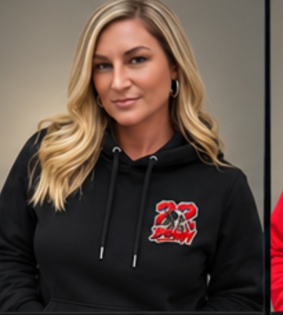 22 DOWN Surrender Hoodie in Black